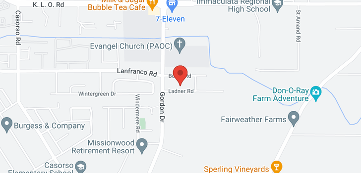 map of 1250 Ladner Road